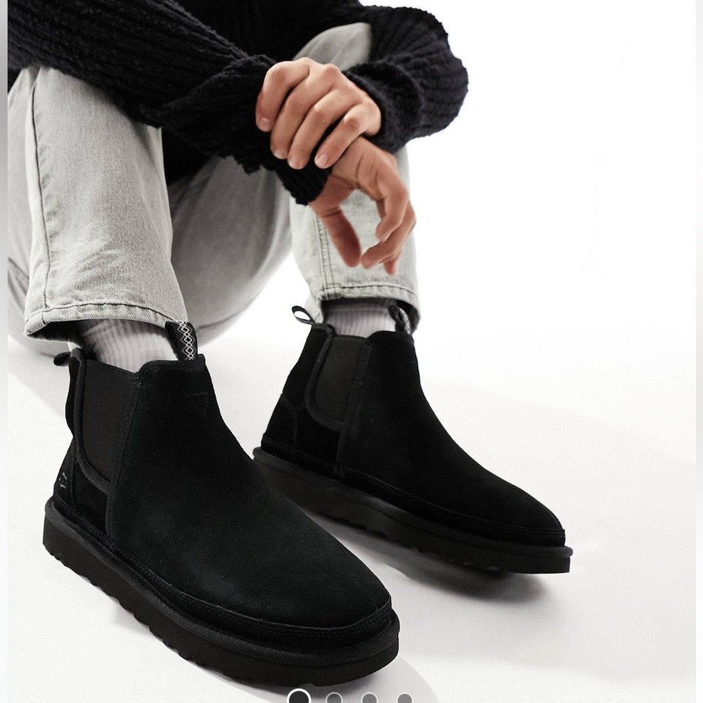UGG Men's Black Suede Neumel Chelsea